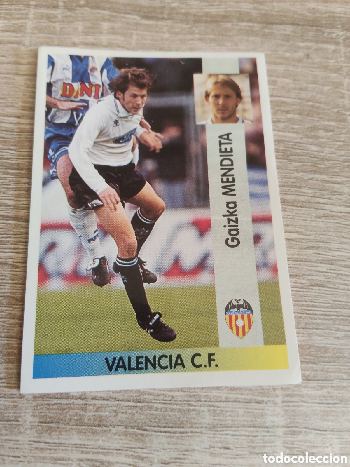 Cromos de F&uacute;tbol: Panini liga 1996 1997 96 97 28 Mendieta Valencia