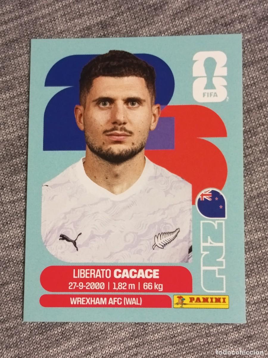 Cromos de F&uacute;tbol: CACACE NZL 5 STICKER MUNDIAL 2026 PANINI FIFA WORLD CUP NUEVO