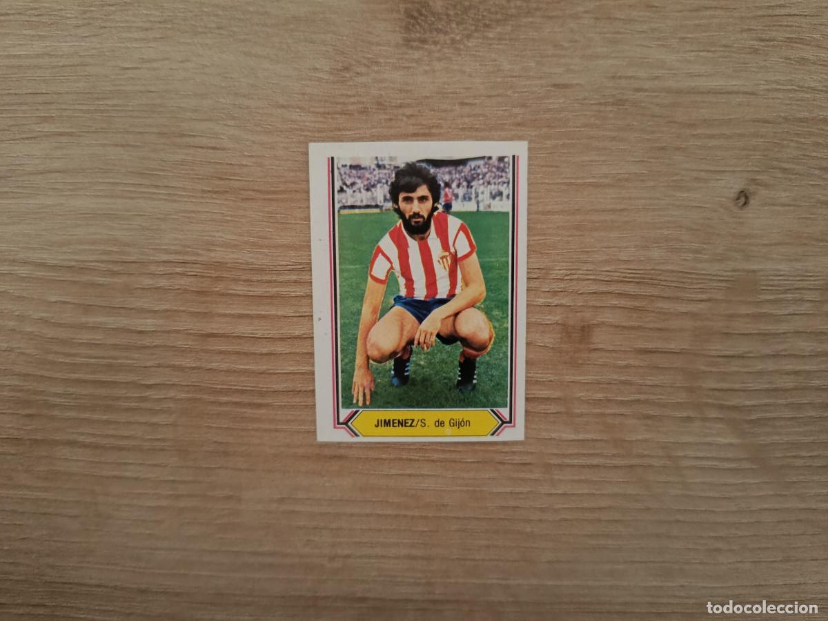 Cartes &agrave; collectionner de Football: CROMO DE FUTBOL LIGA ESTE JIMENEZ SPORTING SIN PEGAR NUNCA PEGADO 80 81 1980 1981 D526