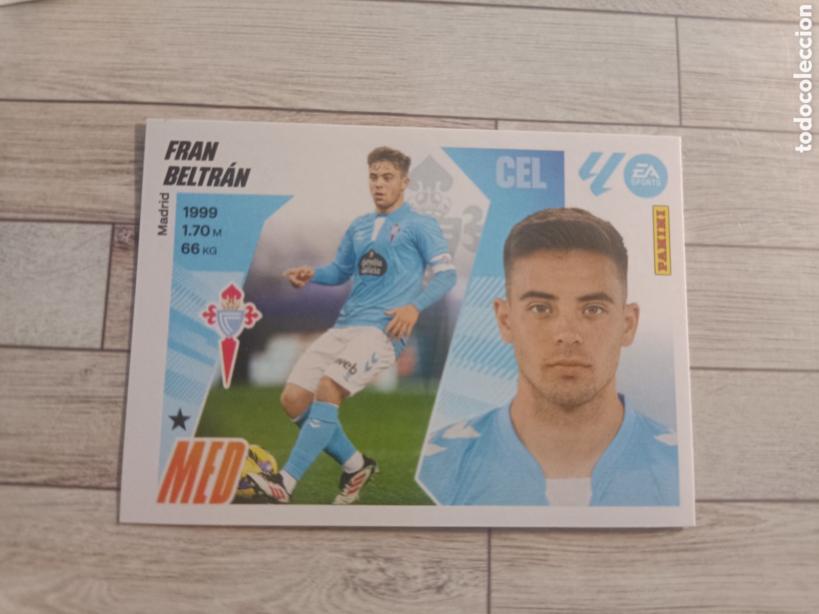 Cartes &agrave; collectionner de Football: 11 FRAN BELTRAN REAL CLUB CELTA LIGA ESTE 2025 2026 PANINI 25 26