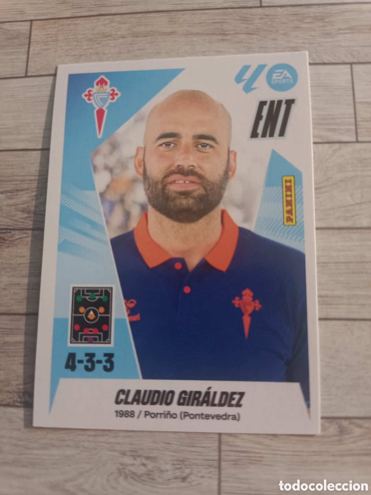 Cromos de F&uacute;tbol: 2 CLAUDIO GIRALDEZ ENTRENADOR REAL CLUB CELTA LIGA ESTE 2025 2026 PANINI 25 26