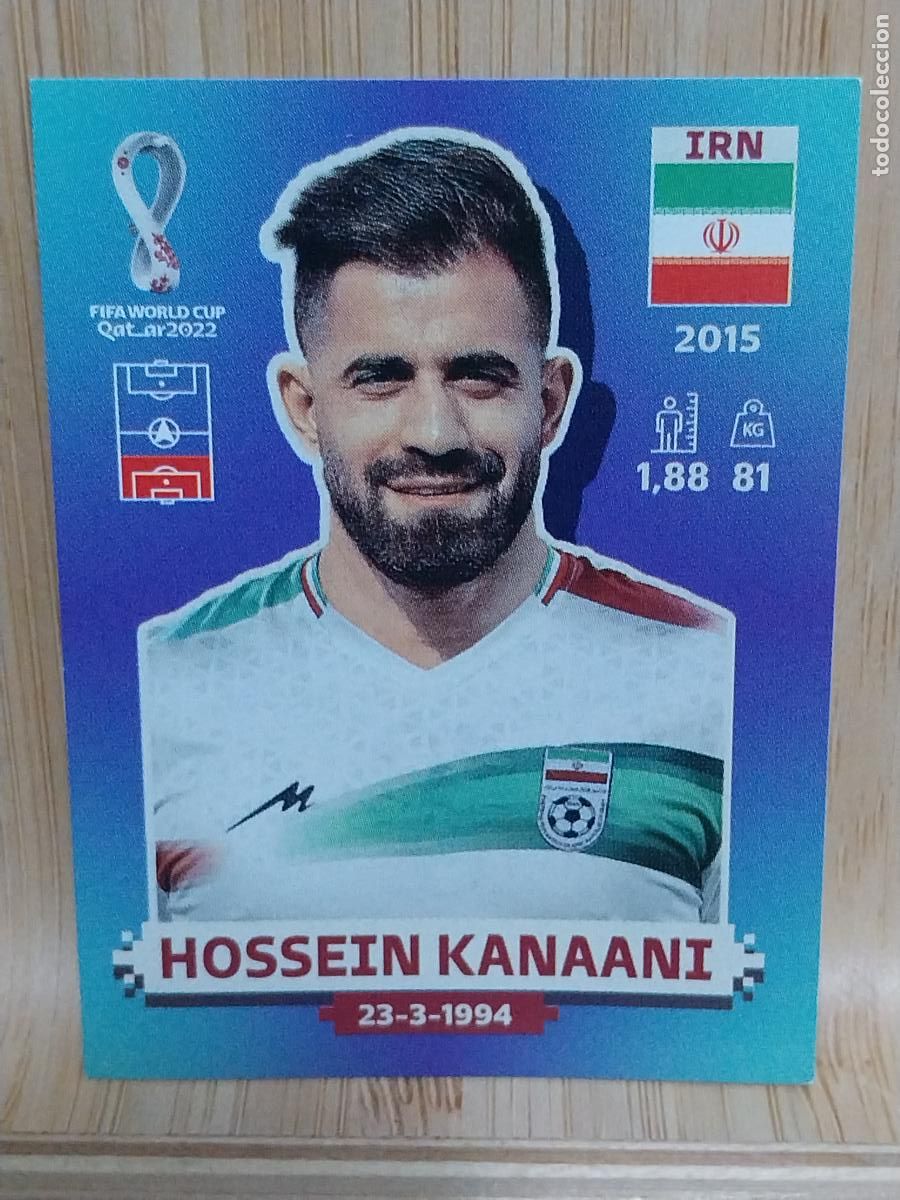 Cromos de F&uacute;tbol: KANAANI IRAN IRN 7 QATAR 2022 CROMO SIN PEGAR NUNCA ORIGINAL