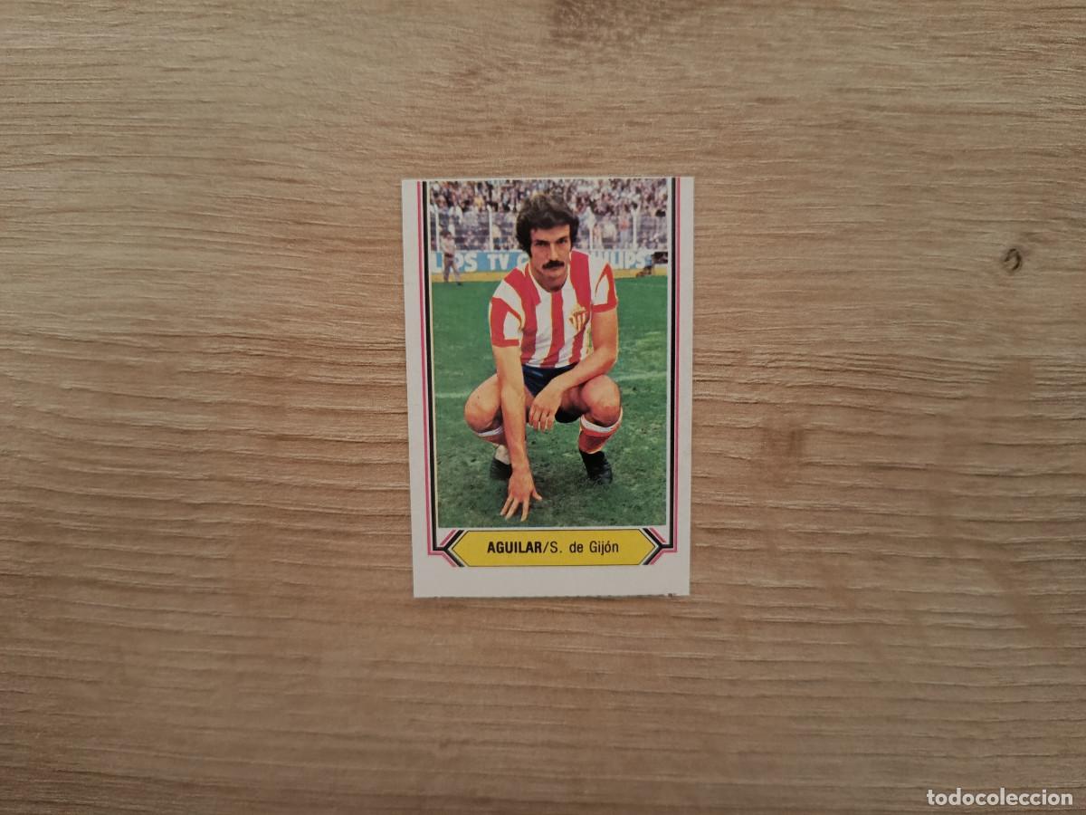 Cromos de F&uacute;tbol: CROMO DE FUTBOL LIGA ESTE AGUILAR SPORTING SIN PEGAR NUNCA PEGADO 80 81 1980 1981 D526