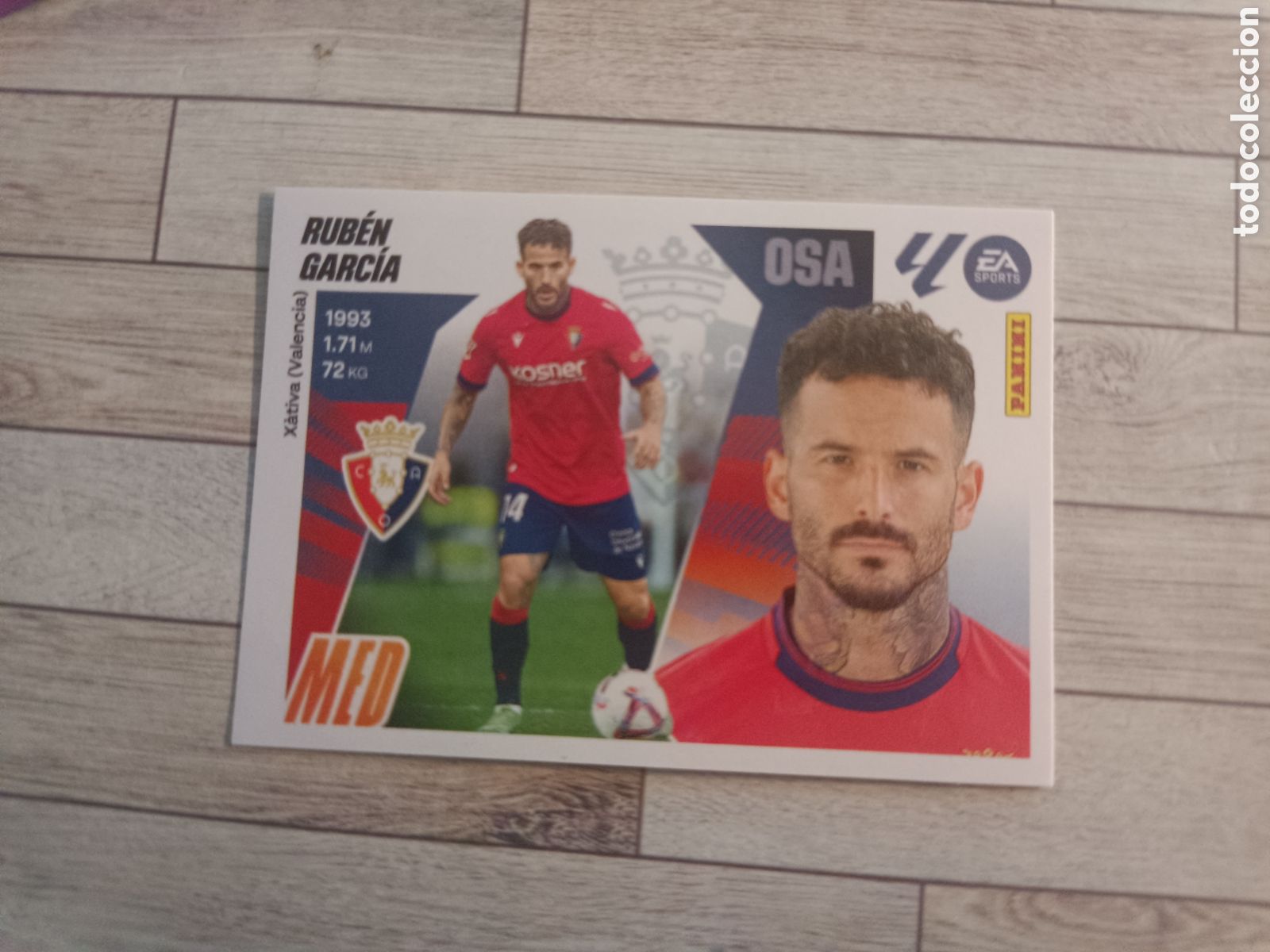 Cromos de F&uacute;tbol: 14 RUBEN GARCIA OSASUNA LIGA ESTE 2025 2026 PANINI 25 26