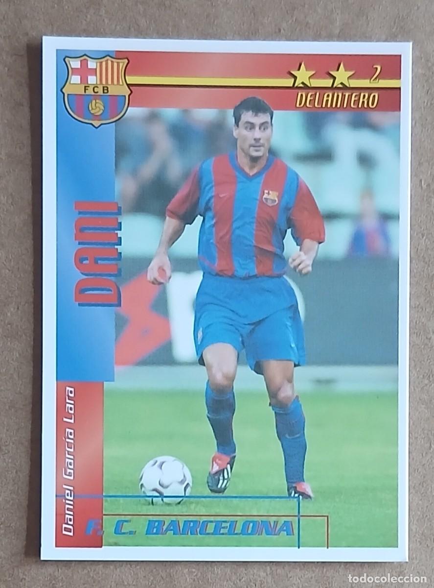 Cromos de F&uacute;tbol: CROMO DE DANI BARCELONA F&Uacute;TBOL MATCH TOTAL LIGA 2002-2003 MAGIC BOX INT. Nuevo.