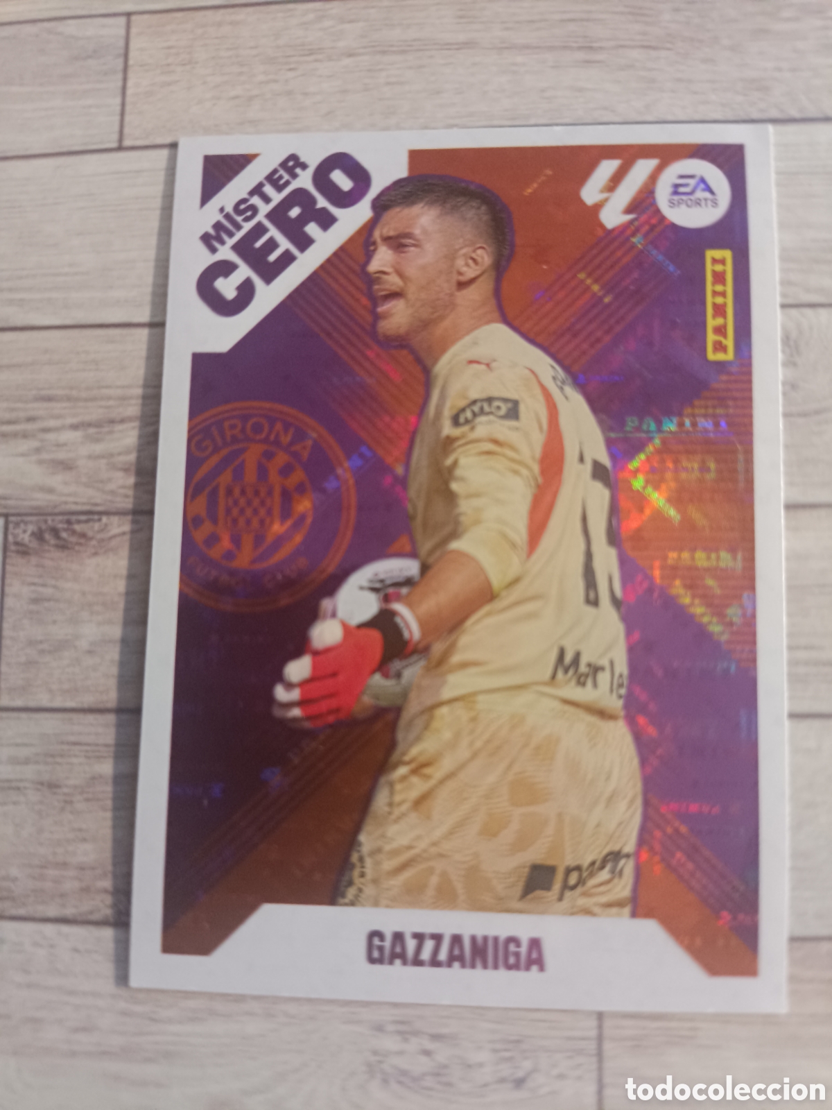 Cromos de F&uacute;tbol: 5 GAZZANIGA MISTER CERO GIRONA LIGA ESTE 2025 2026 PANINI 25 26