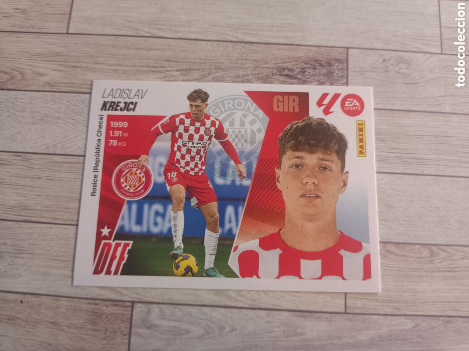 Cromos de F&uacute;tbol: 8 KREJCI GIRONA LIGA ESTE 2025 2026 PANINI 25 26