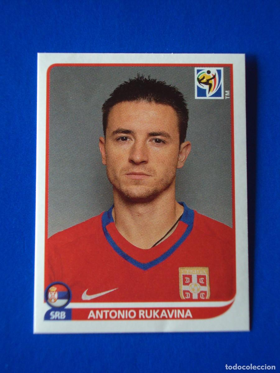 Cromos de F&uacute;tbol: 302 ANTONIO RUKAVINA SERBIA MUNDIAL FUTBOL SOUTH AFRICA 2010 FIFA WORLD CUP PANINI CROMO NUEVO