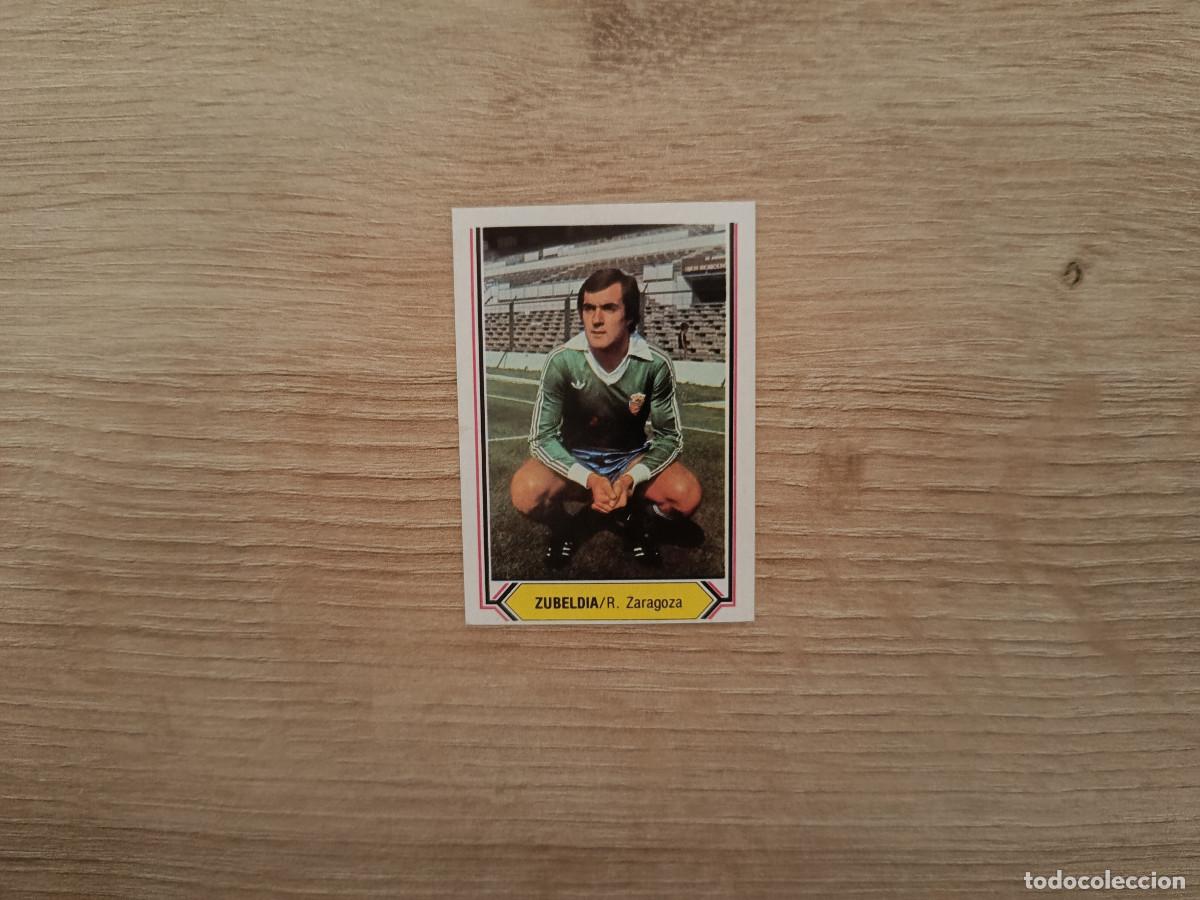 Cromos de F&uacute;tbol: CROMO DE FUTBOL LIGA ESTE ZUBELDIA ZARAGOZA SIN PEGAR NUNCA PEGADO 80 81 1980 1981 D526