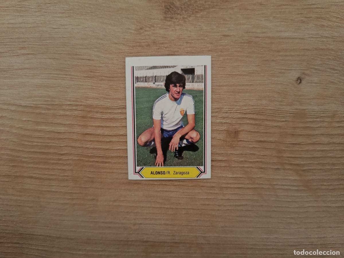 Cromos de F&uacute;tbol: CROMO DE FUTBOL LIGA ESTE ALONSO ZARAGOZA SIN PEGAR NUNCA PEGADO 80 81 1980 1981 D526