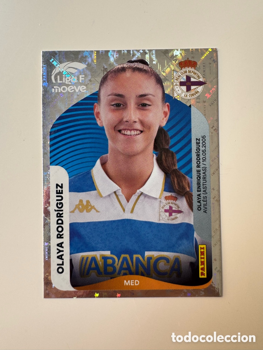 Fu&szlig;ball-Sticker: PANINI LIGA F FEMENINA 2025-2026 25-26 &ndash; Olaya Rodr&iacute;guez Deportivo La Coru&ntilde;a N&ordm; 135