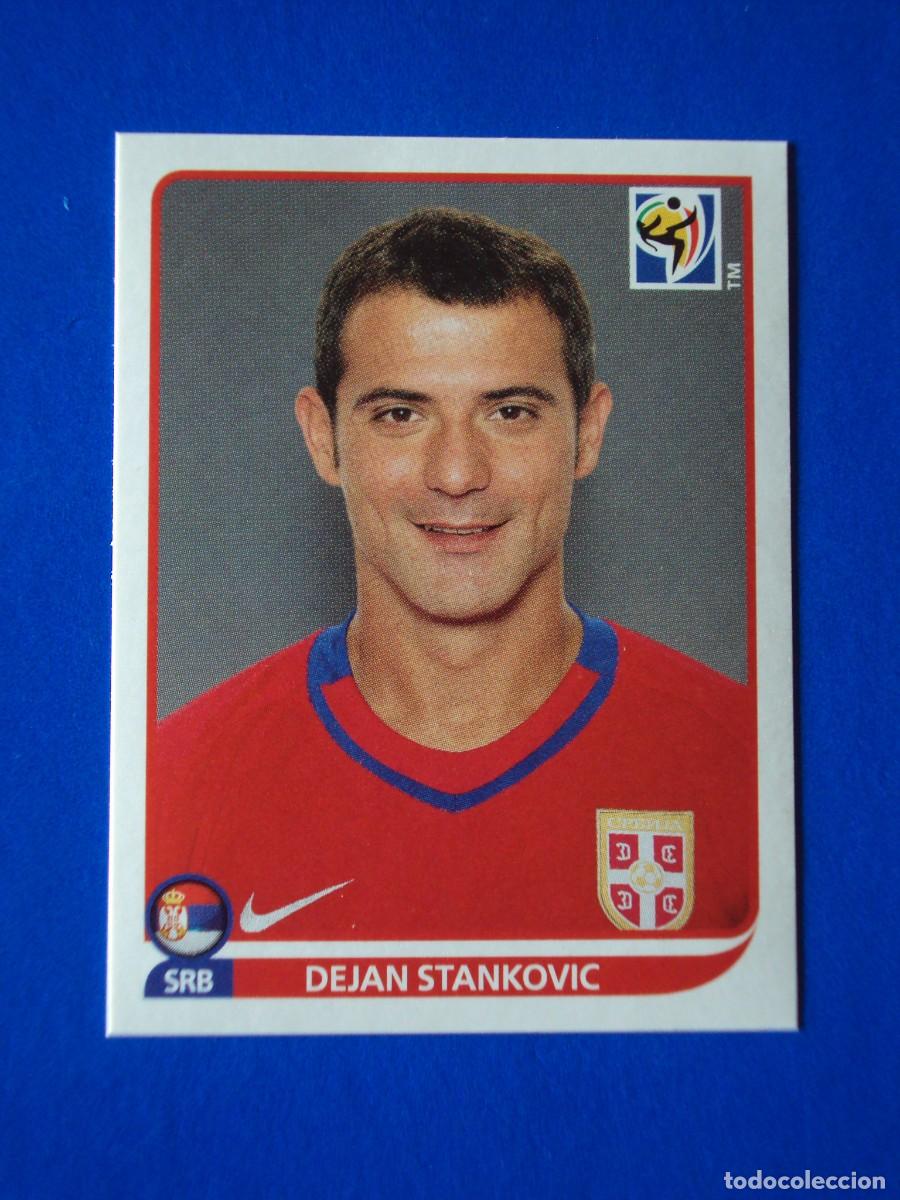 Fu&szlig;ball-Sticker: 307 DEJAN STANKOVIC SERBIA MUNDIAL FUTBOL SOUTH AFRICA 2010 FIFA WORLD CUP PANINI CROMO NUEVO