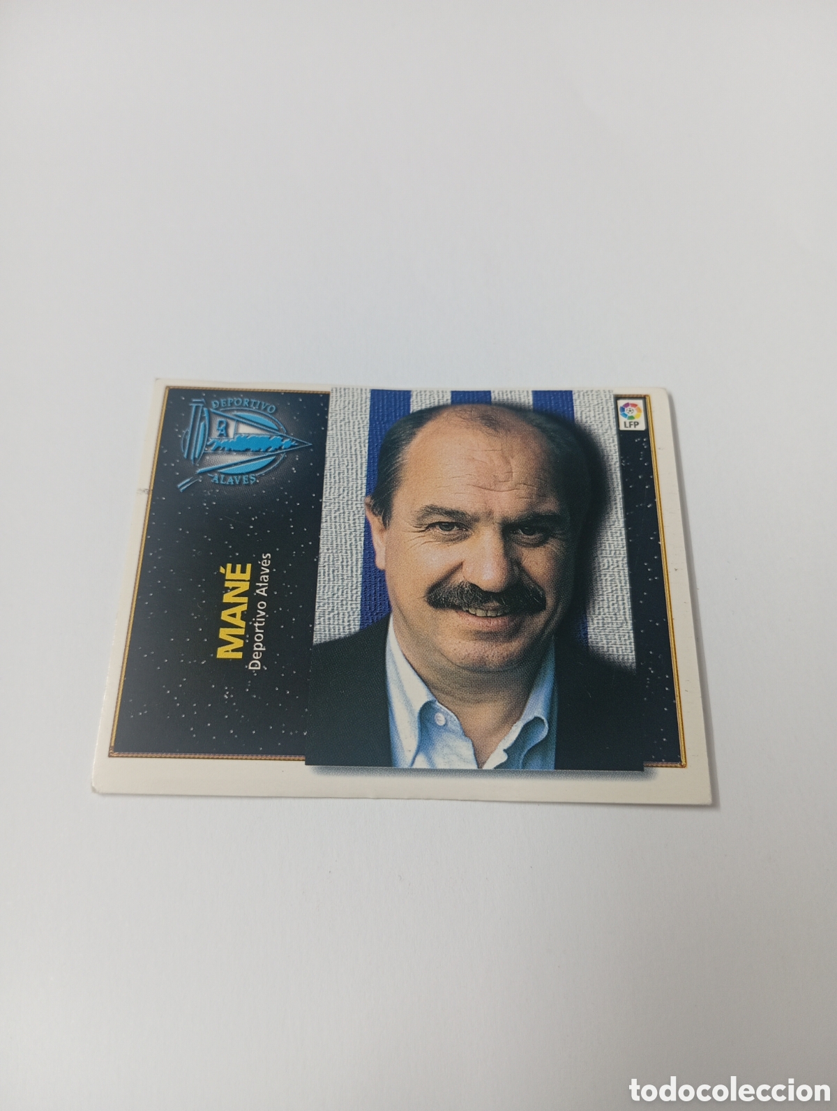 Figurine di Calcio: ENTRENADOR MANE Alav&eacute;s Liga Este 1998 1999 NUEVO SIN PEGAR 98 99