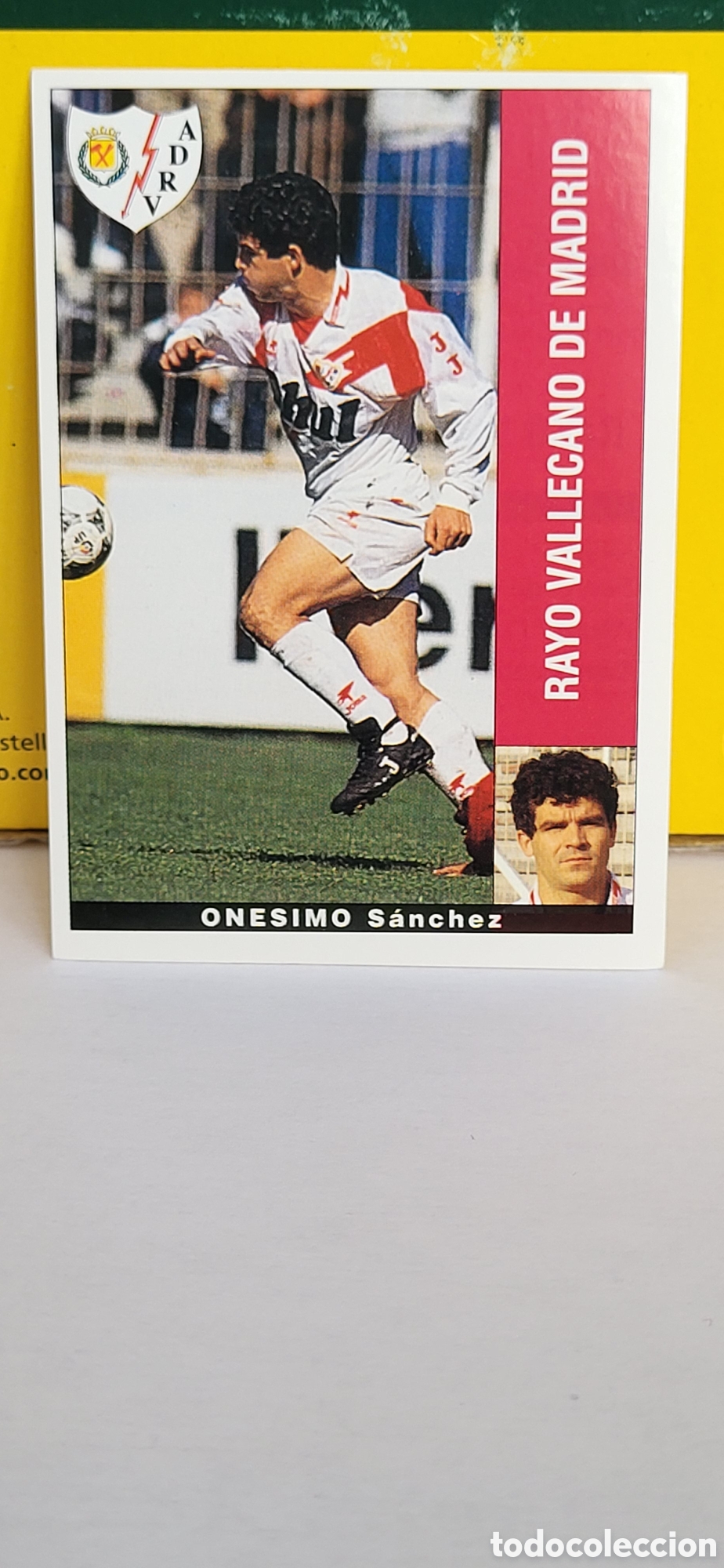 Cartes &agrave; collectionner de Football: ONESIMO SANCHEZ RAYO VALLECANO LIGA 95 96 DE FUTBOL PROFESIONAL PANINI