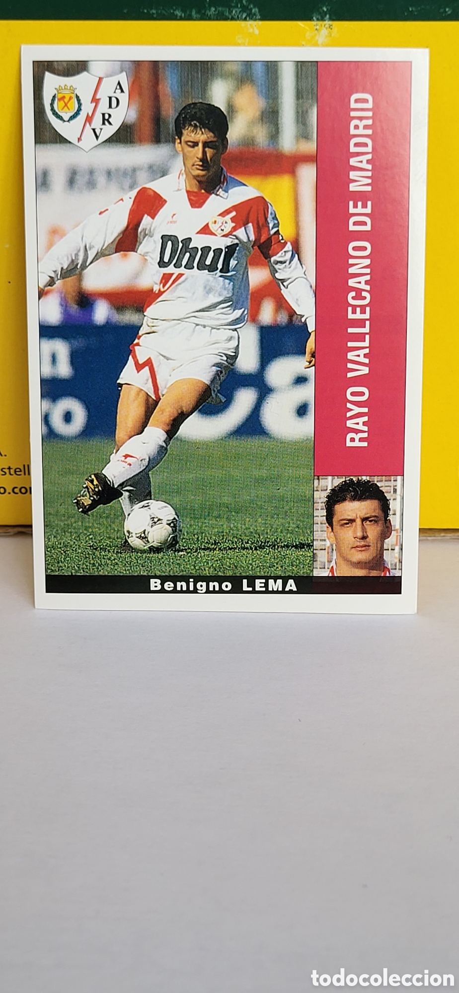 Cromos de F&uacute;tbol: BENIGNO LEMA RAYO VALLECANO LIGA 95 96 DE FUTBOL PROFESIONAL PANINI