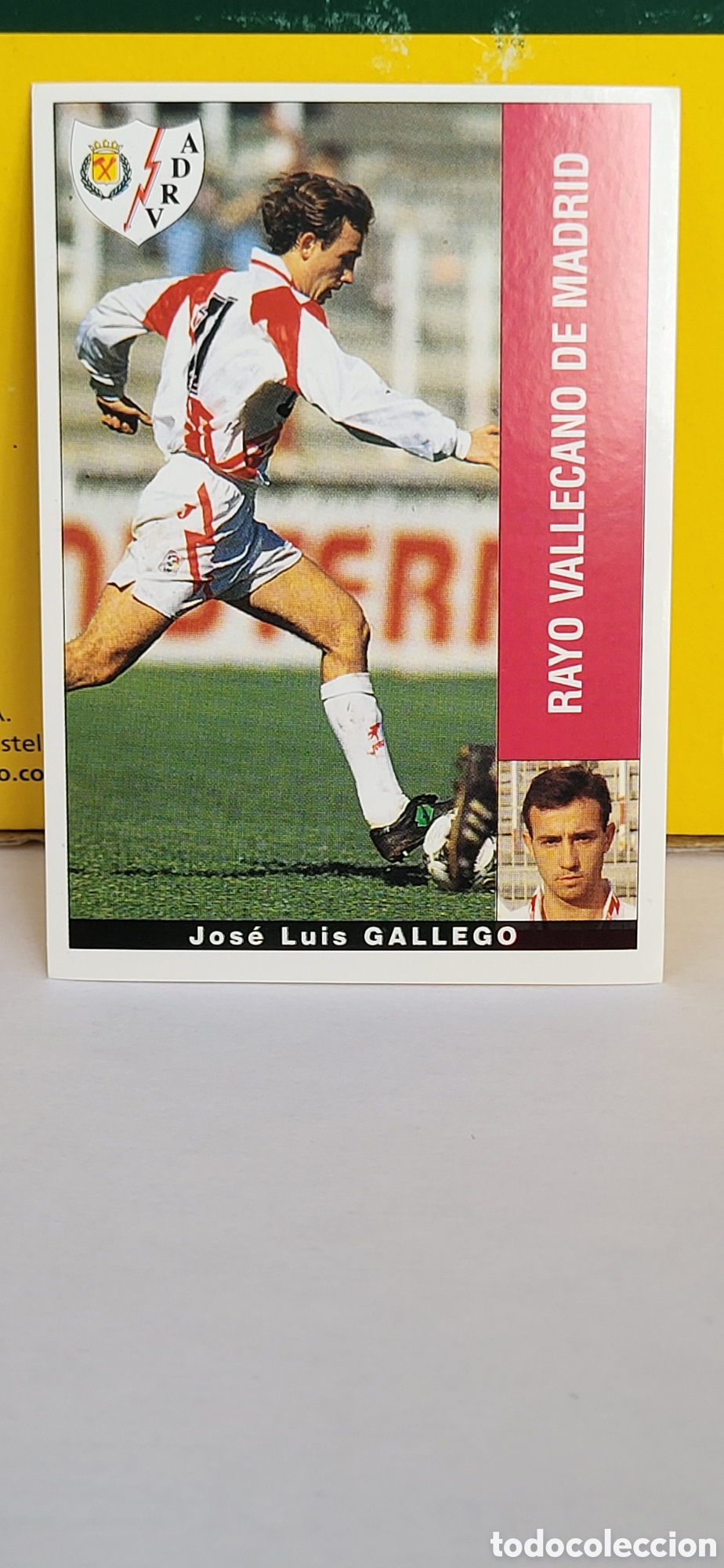 Cromos de F&uacute;tbol: JOSE LUIS GALLEGO RAYO VALLECANO LIGA 95 96 DE FUTBOL PROFESIONAL PANINI