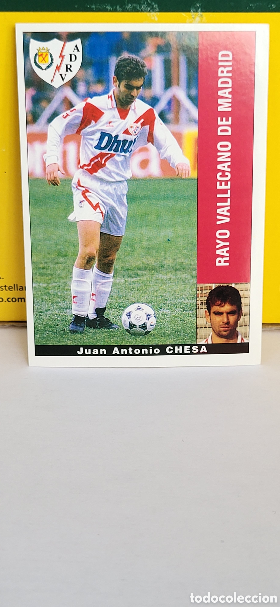 Cromos de F&uacute;tbol: JUAN ANTONIO CHESA RAYO VALLECANO LIGA 95 96 DE FUTBOL PROFESIONAL PANINI