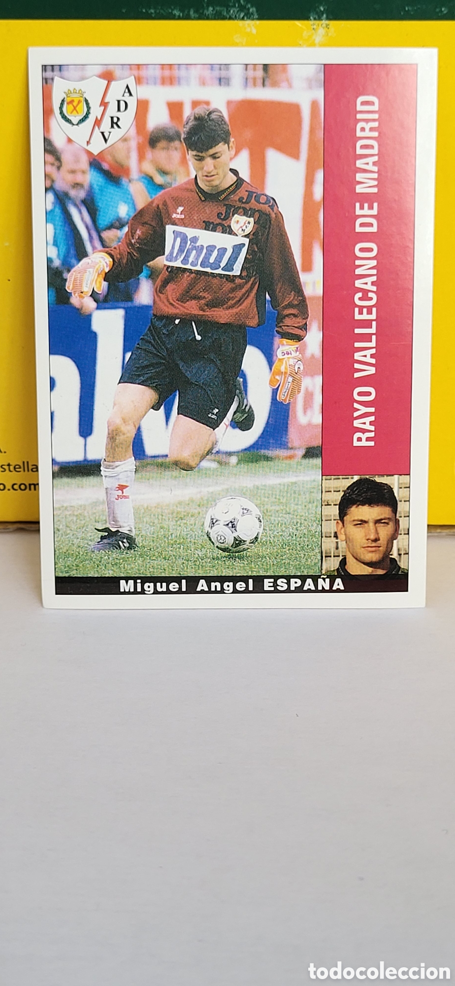 Cromos de F&uacute;tbol: MIGUEL ANGEL ESPA&Ntilde;A RAYO VALLECANO LIGA 95 96 DE FUTBOL PROFESIONAL PANINI