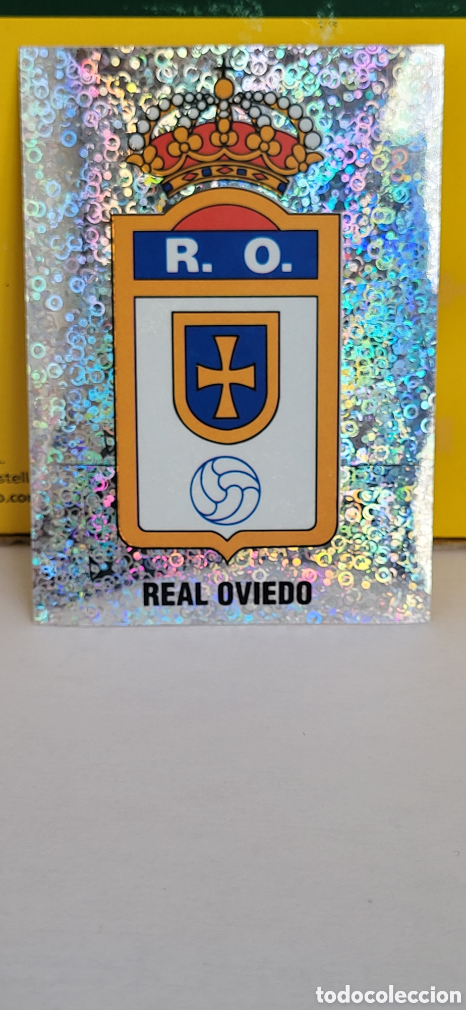 Fu&szlig;ball-Sticker: ESCUDO REAL OVIEDO RAYO VALLECANO LIGA 95 96 DE FUTBOL PROFESIONAL PANINI
