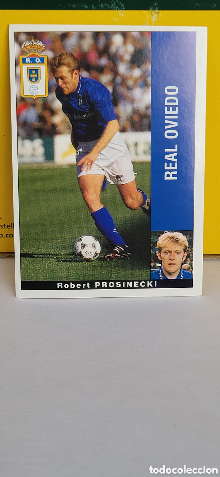 Figurine di Calcio: ROBERT PROSINECKI REAL OVIEDO RAYO VALLECANO LIGA 95 96 DE FUTBOL PROFESIONAL PANINI