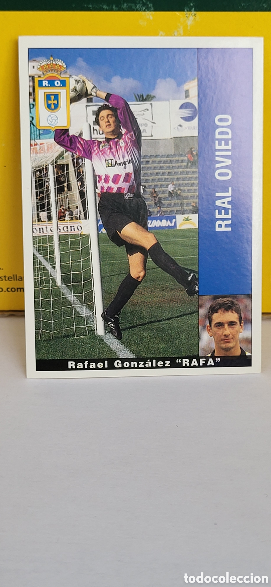 Figurine di Calcio: RAFAEL GONZALEZ RAFA REAL OVIEDO RAYO VALLECANO LIGA 95 96 DE FUTBOL PROFESIONAL PANINI