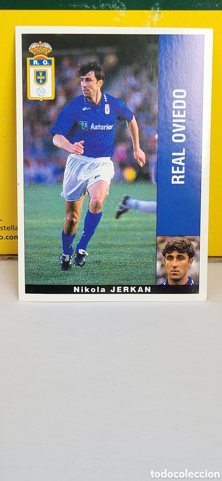 Fu&szlig;ball-Sticker: NIKOLA JERKAN REAL OVIEDO RAYO VALLECANO LIGA 95 96 DE FUTBOL PROFESIONAL PANINI
