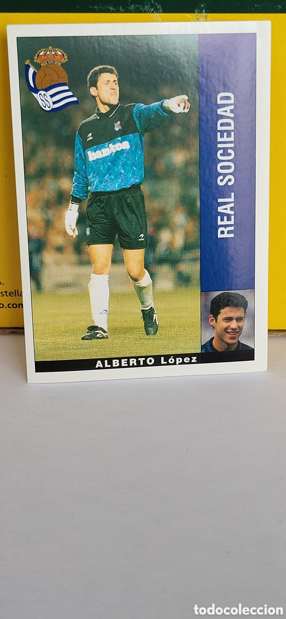 Cromos de Futebol: ALBERTO LOPEZ REAL SOCIEDAD LIGA 95 96 DE FUTBOL PROFESIONAL PANINI