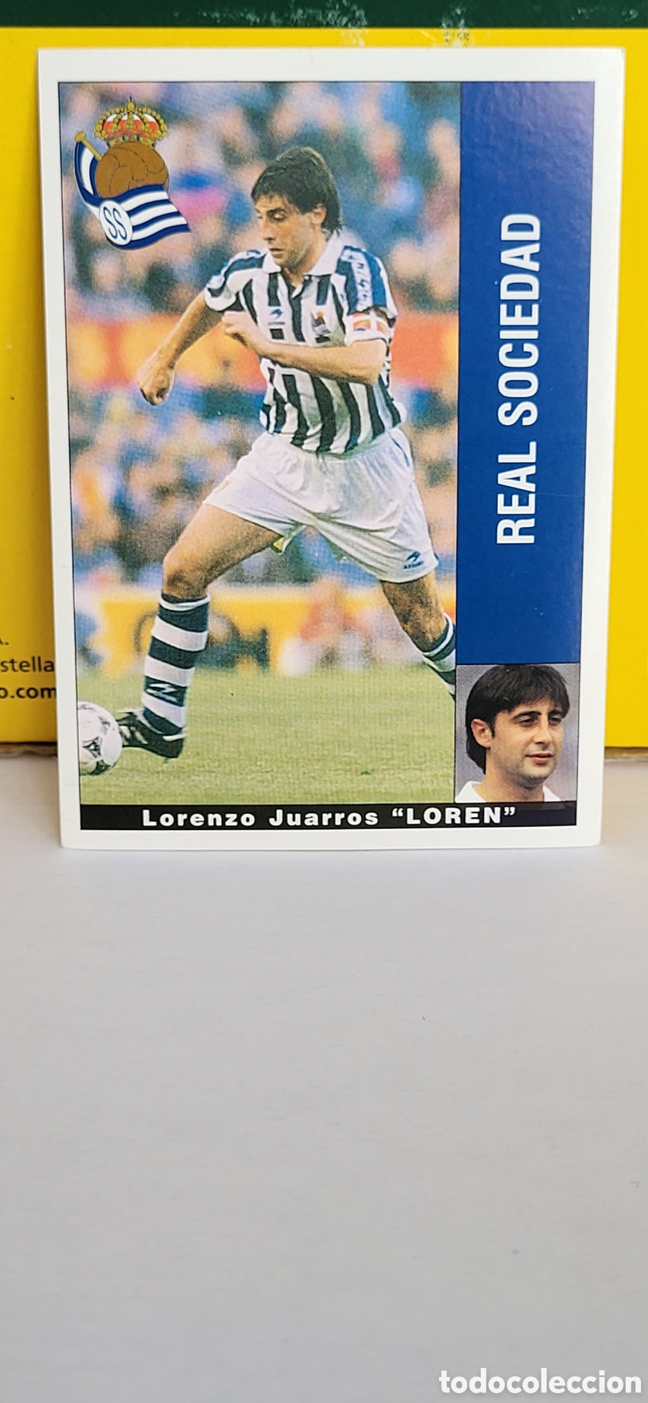 Figurine di Calcio: LORENZO JUARROS LOREN REAL SOCIEDAD LIGA 95 96 DE FUTBOL PROFESIONAL PANINI