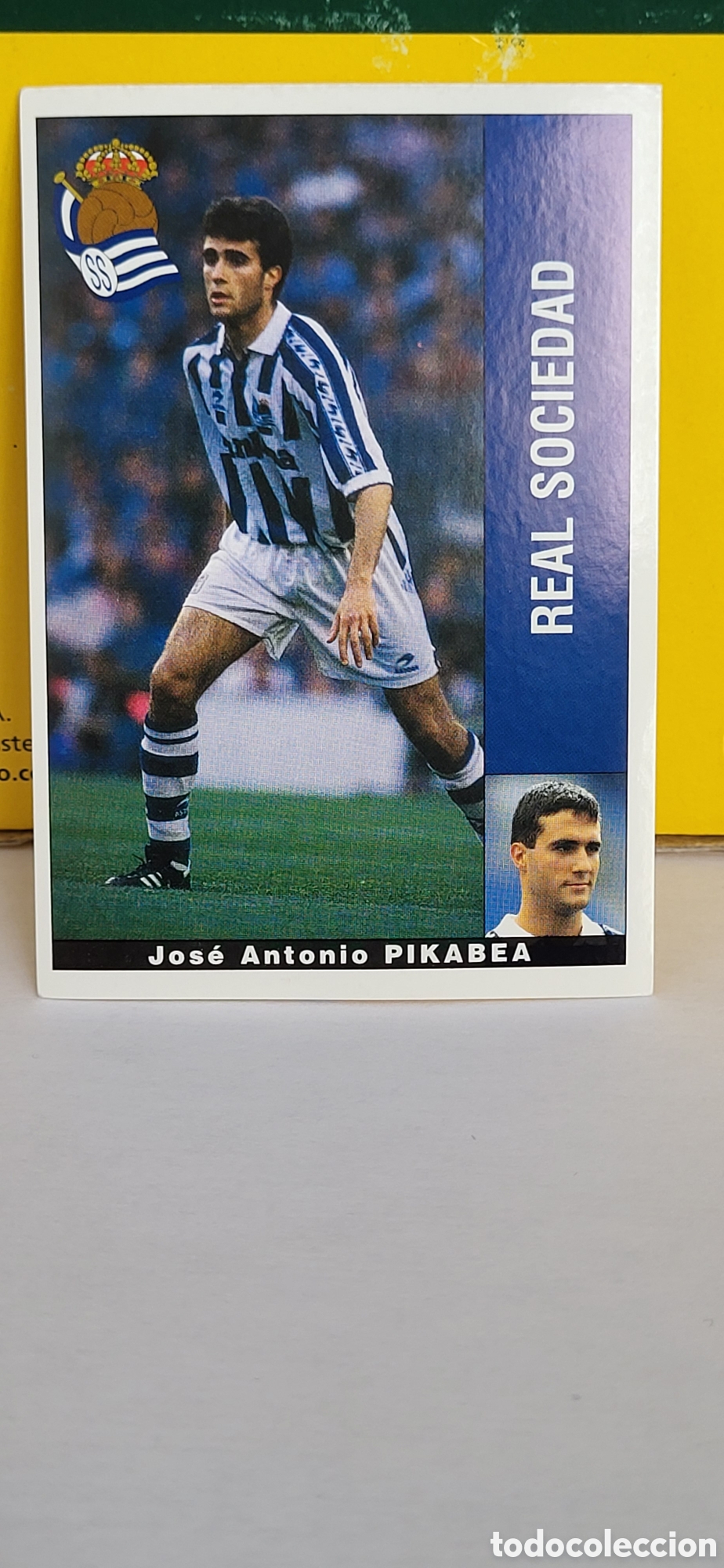 Fu&szlig;ball-Sticker: JOSE ANTONIO PIKABEA REAL SOCIEDAD LIGA 95 96 DE FUTBOL PROFESIONAL PANINI