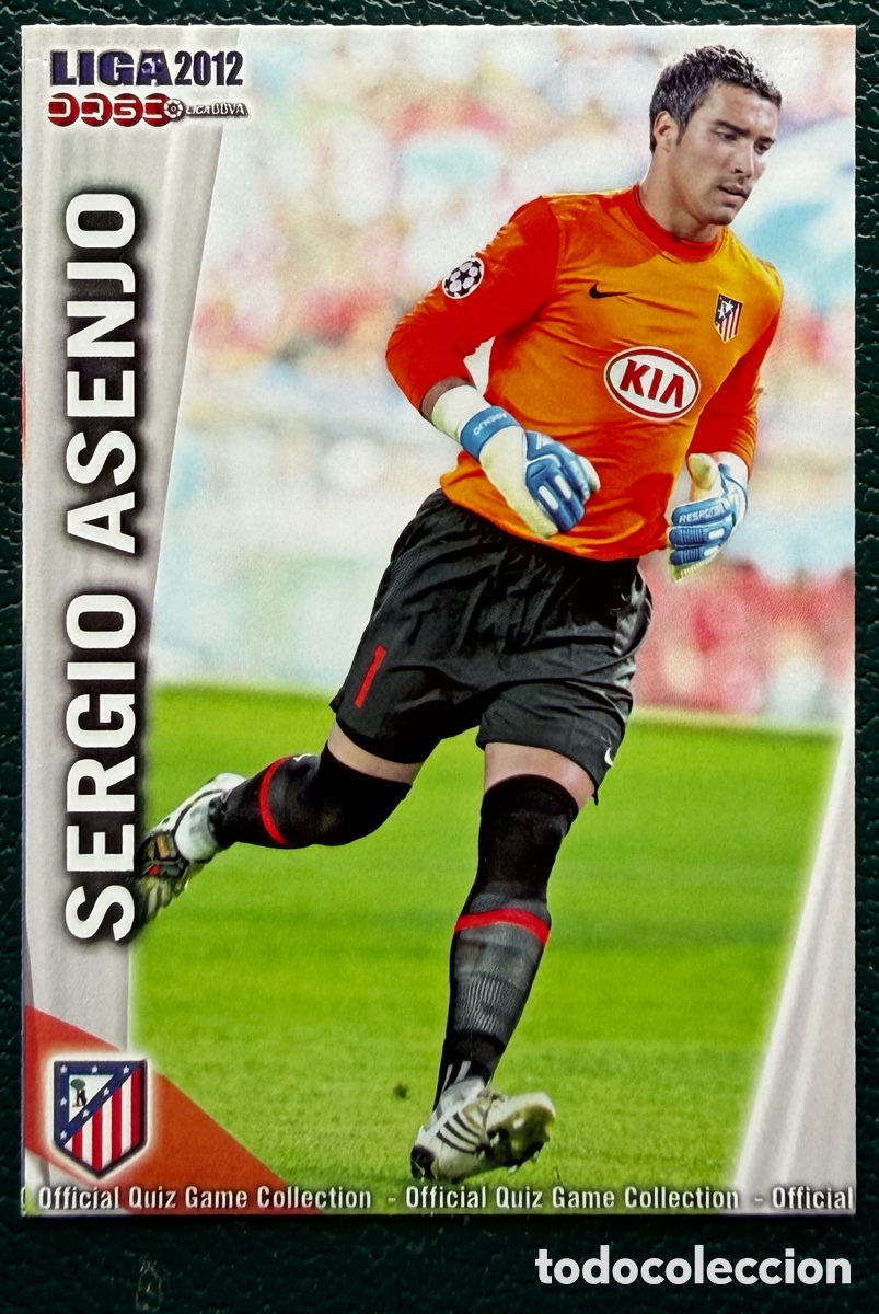 Fu&szlig;ball-Sticker: 167 SERGIO ASENJO ATLETICO DE MADRID FICHAS ALBUM MUNDICROMO 2011 2012 11 12