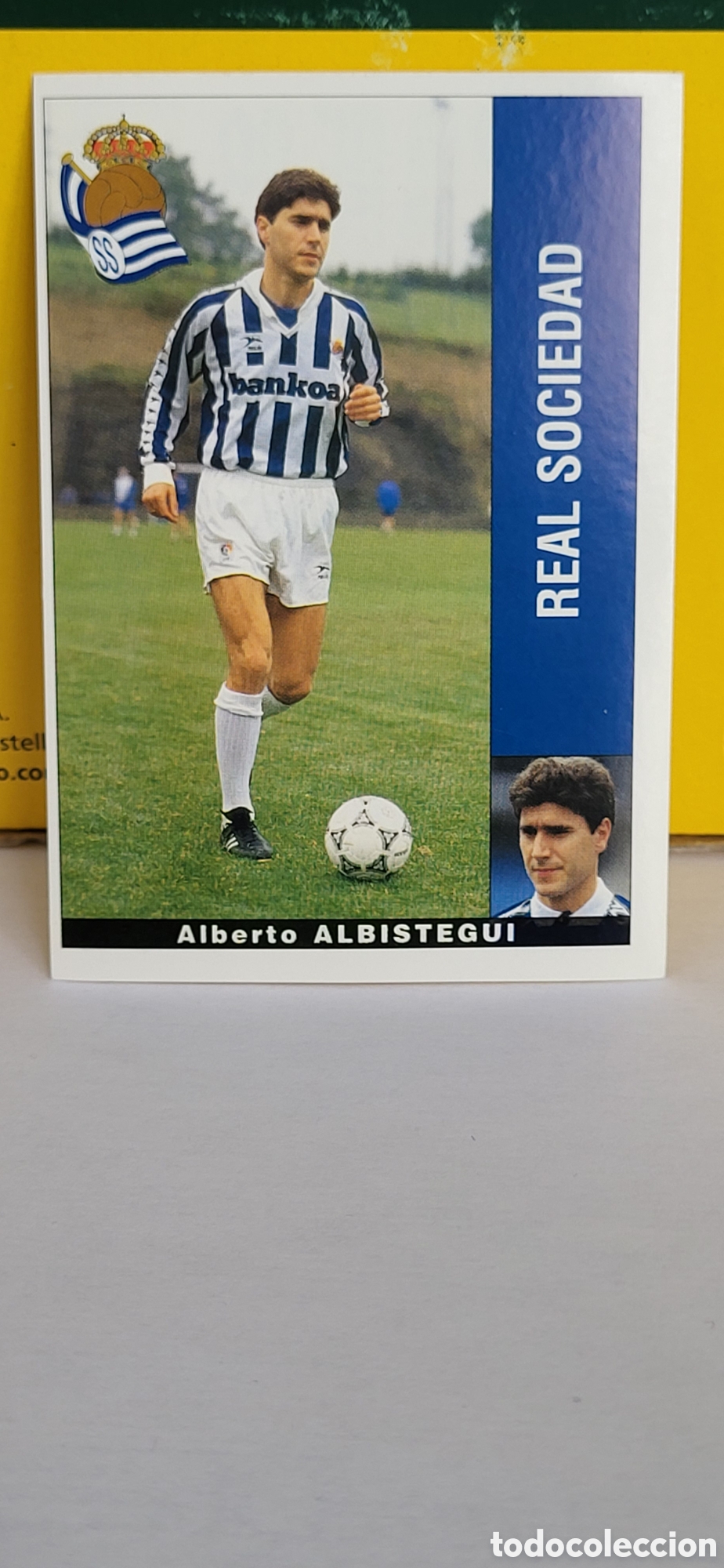 Figurine di Calcio: ALBERTO ALBISTEGUI REAL SOCIEDAD LIGA 95 96 DE FUTBOL PROFESIONAL PANINI