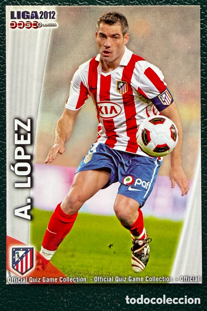 Figurine di Calcio: 172 ANTONIO LOPEZ ATLETICO DE MADRID FICHAS ALBUM MUNDICROMO 2011 2012 11 12