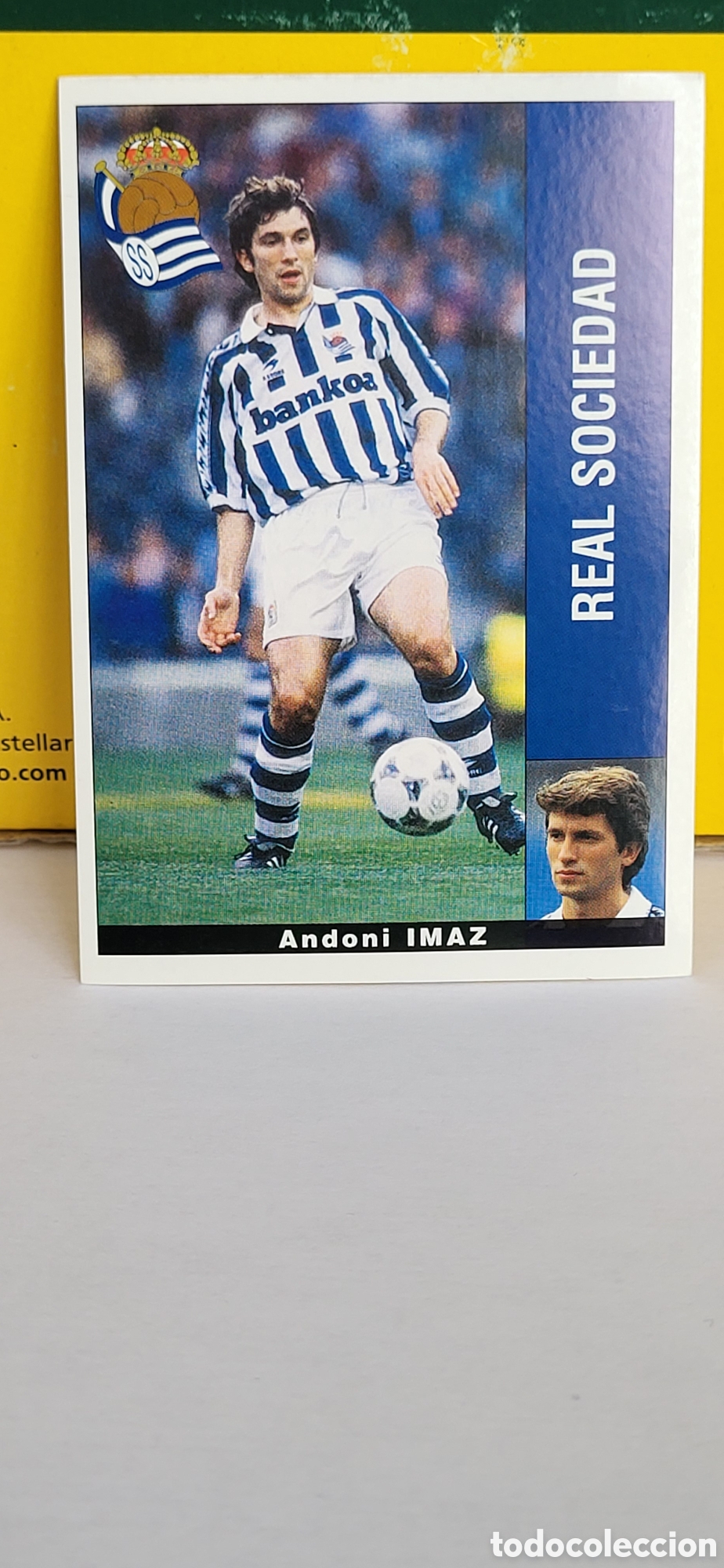 Figurine di Calcio: ANDONI IMAZ REAL SOCIEDAD LIGA 95 96 DE FUTBOL PROFESIONAL PANINI