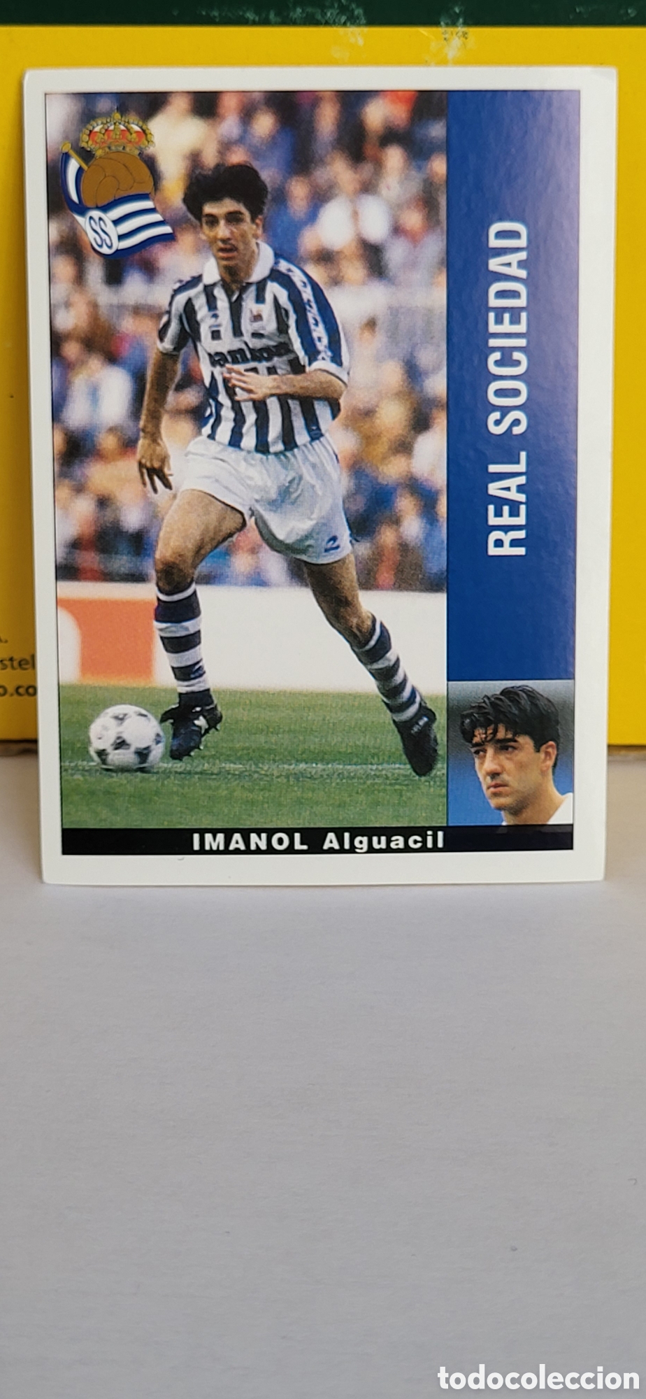 Figurine di Calcio: IMANOL ALGUACIL REAL SOCIEDAD LIGA 95 96 DE FUTBOL PROFESIONAL PANINI