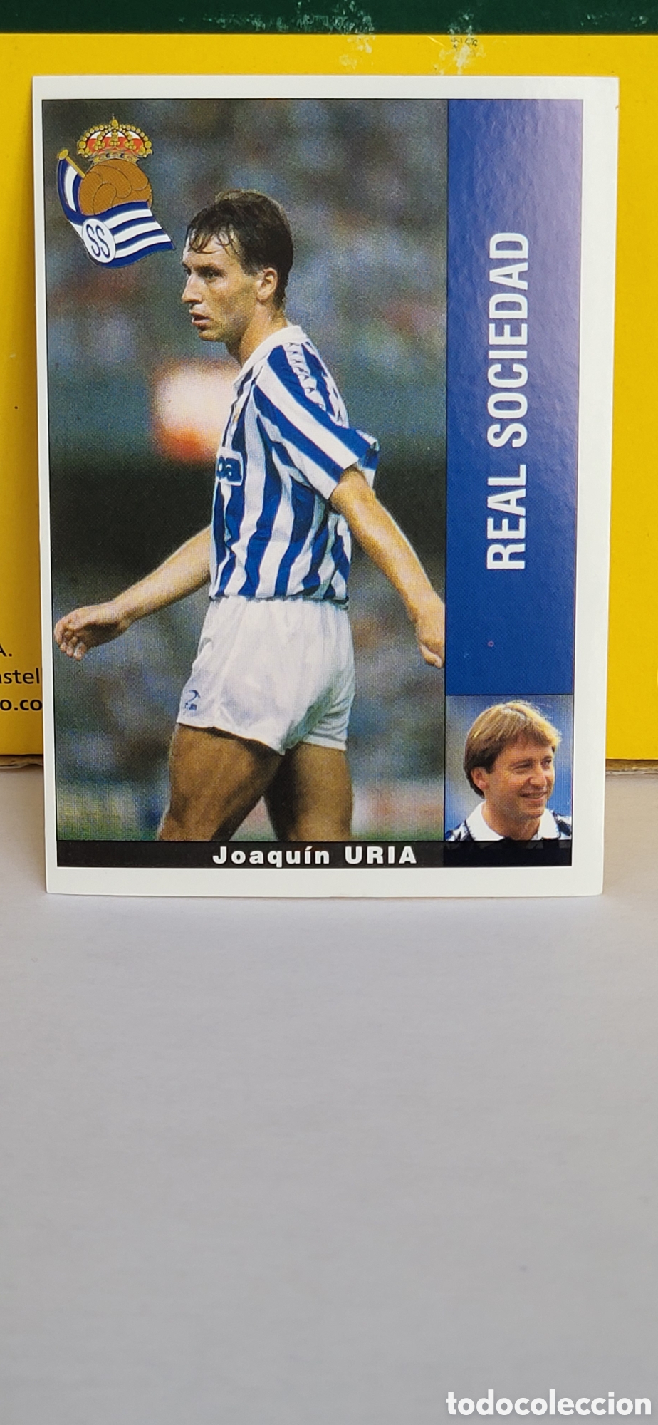 Cartes &agrave; collectionner de Football: JOAQUIN URIA REAL SOCIEDAD LIGA 95 96 DE FUTBOL PROFESIONAL PANINI