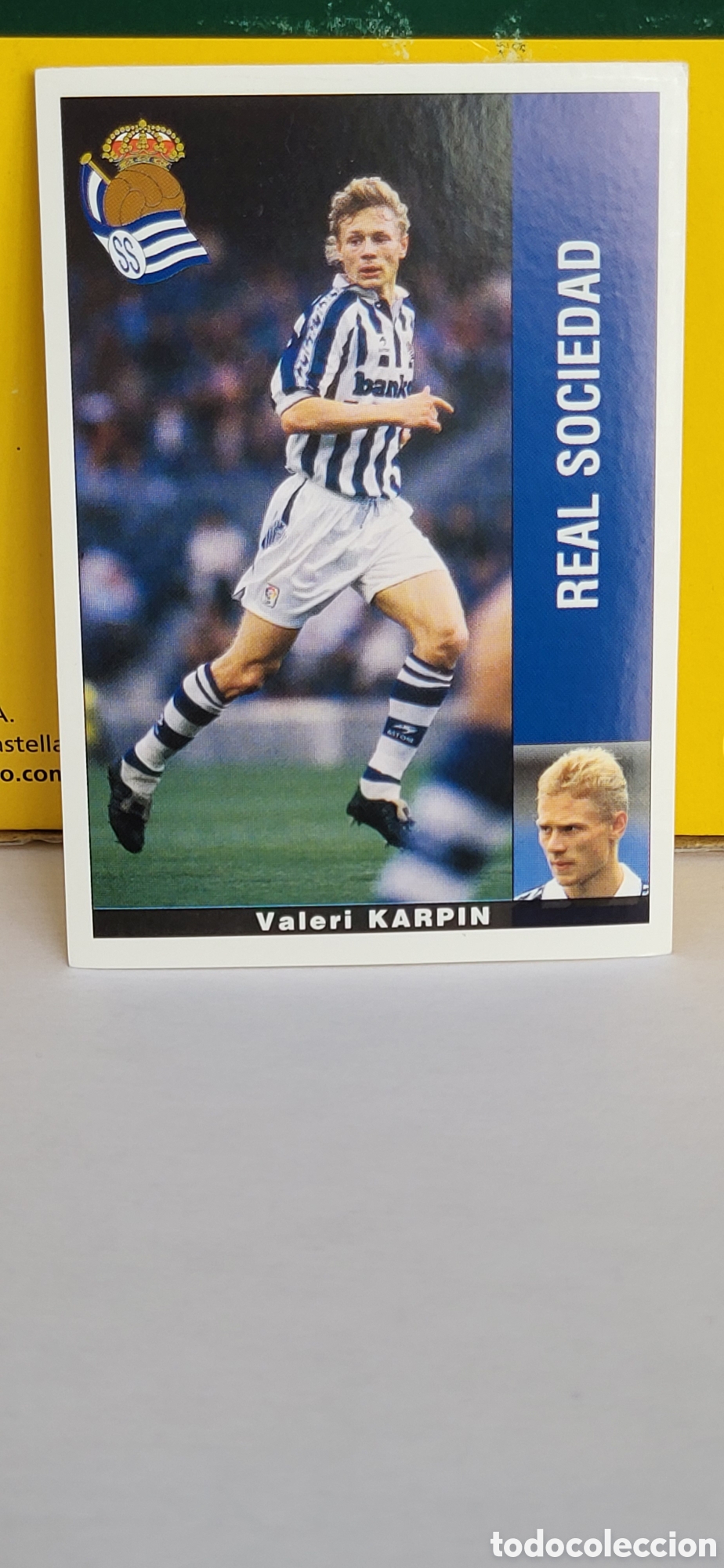 Fu&szlig;ball-Sticker: VALERI KARPIN REAL SOCIEDAD LIGA 95 96 DE FUTBOL PROFESIONAL PANINI