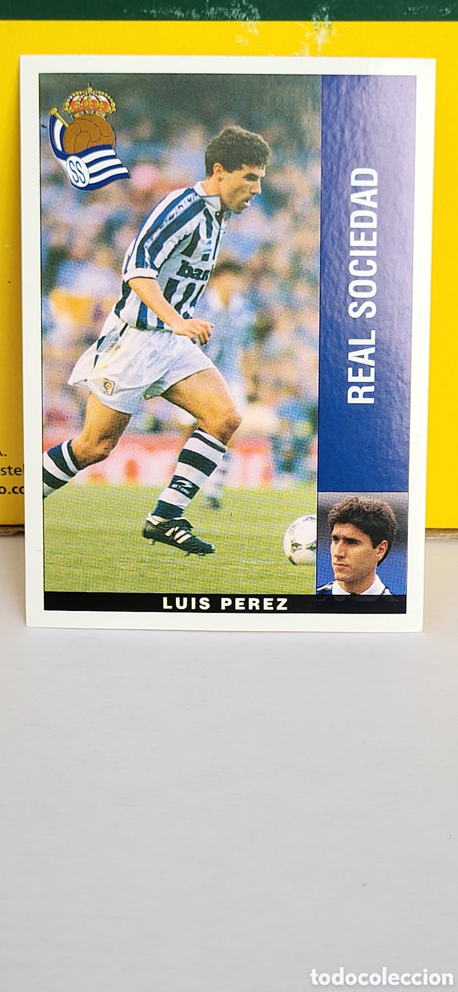 Fu&szlig;ball-Sticker: LUIS PEREZ REAL SOCIEDAD LIGA 95 96 DE FUTBOL PROFESIONAL PANINI