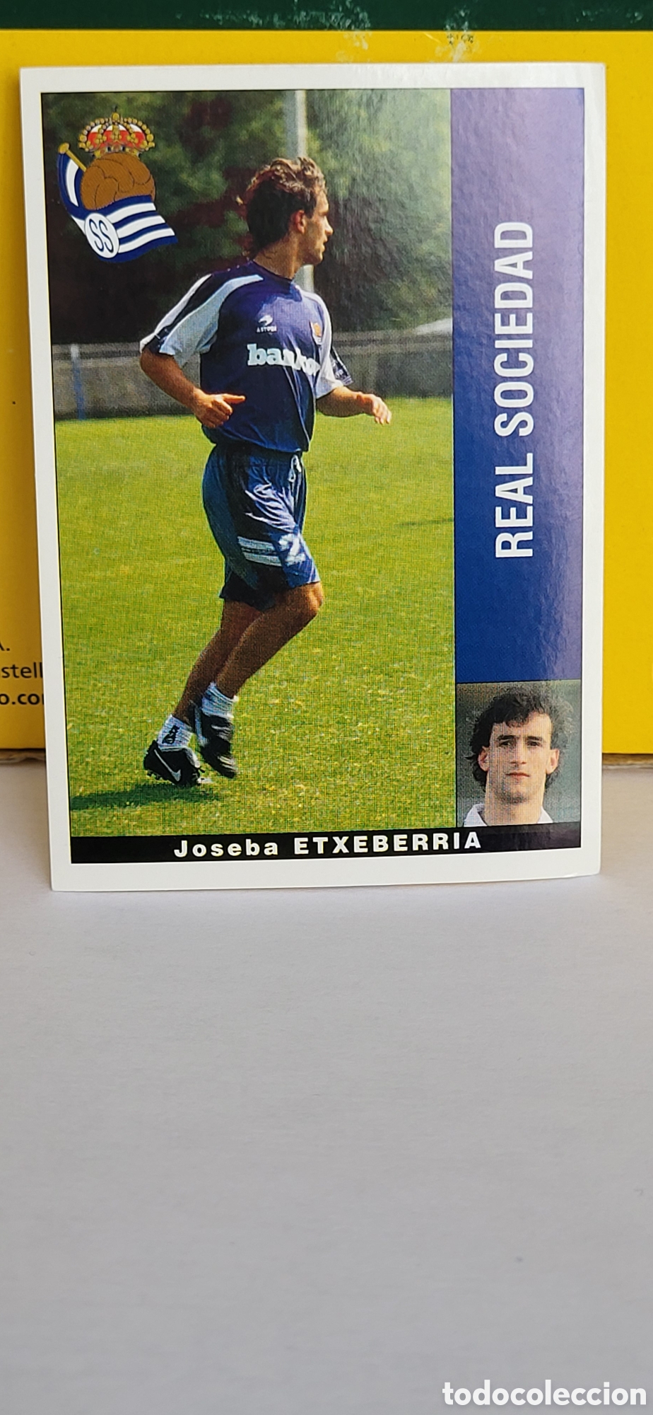 Football Stickers: JOSEBA ETXEBERRIA REAL SOCIEDAD LIGA 95 96 DE FUTBOL PROFESIONAL PANINI