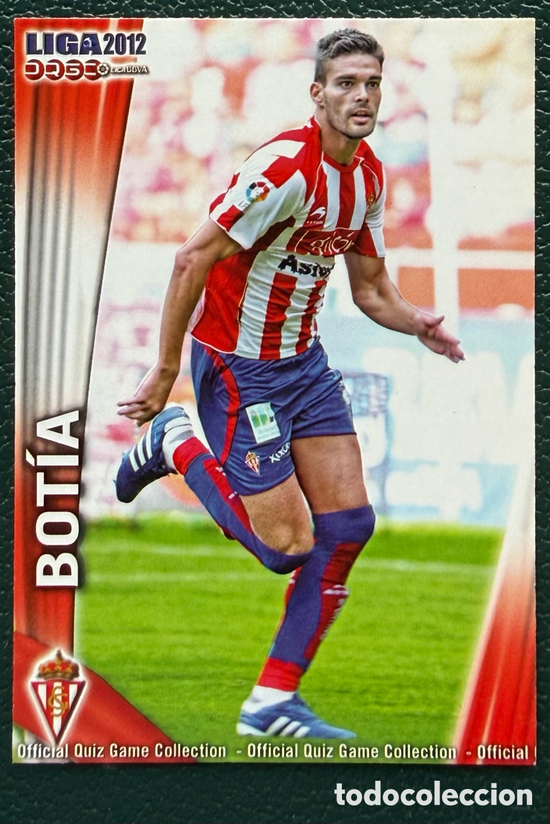 Football Stickers: 251 BOTIA SPORTING DE GIJON FICHAS ALBUM MUNDICROMO 2011 2012 11 12