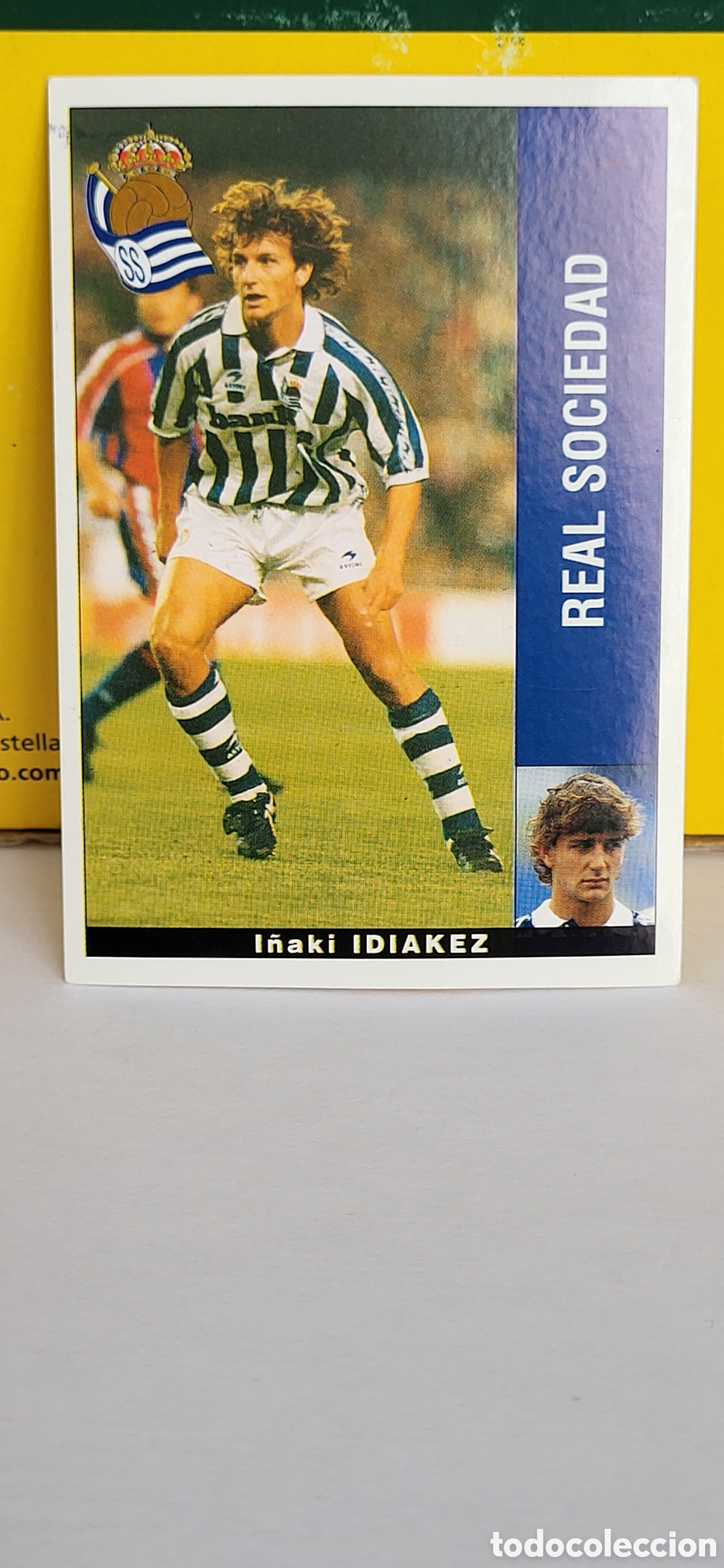 Fu&szlig;ball-Sticker: I&Ntilde;AKI DIAZ REAL SOCIEDAD LIGA 95 96 DE FUTBOL PROFESIONAL PANINI