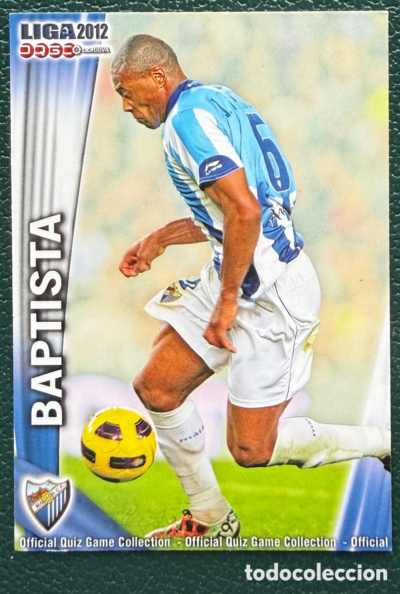 Fu&szlig;ball-Sticker: 287 BAPTISTA MALAGA CF FICHAS ALBUM MUNDICROMO 2011 2012 11 12
