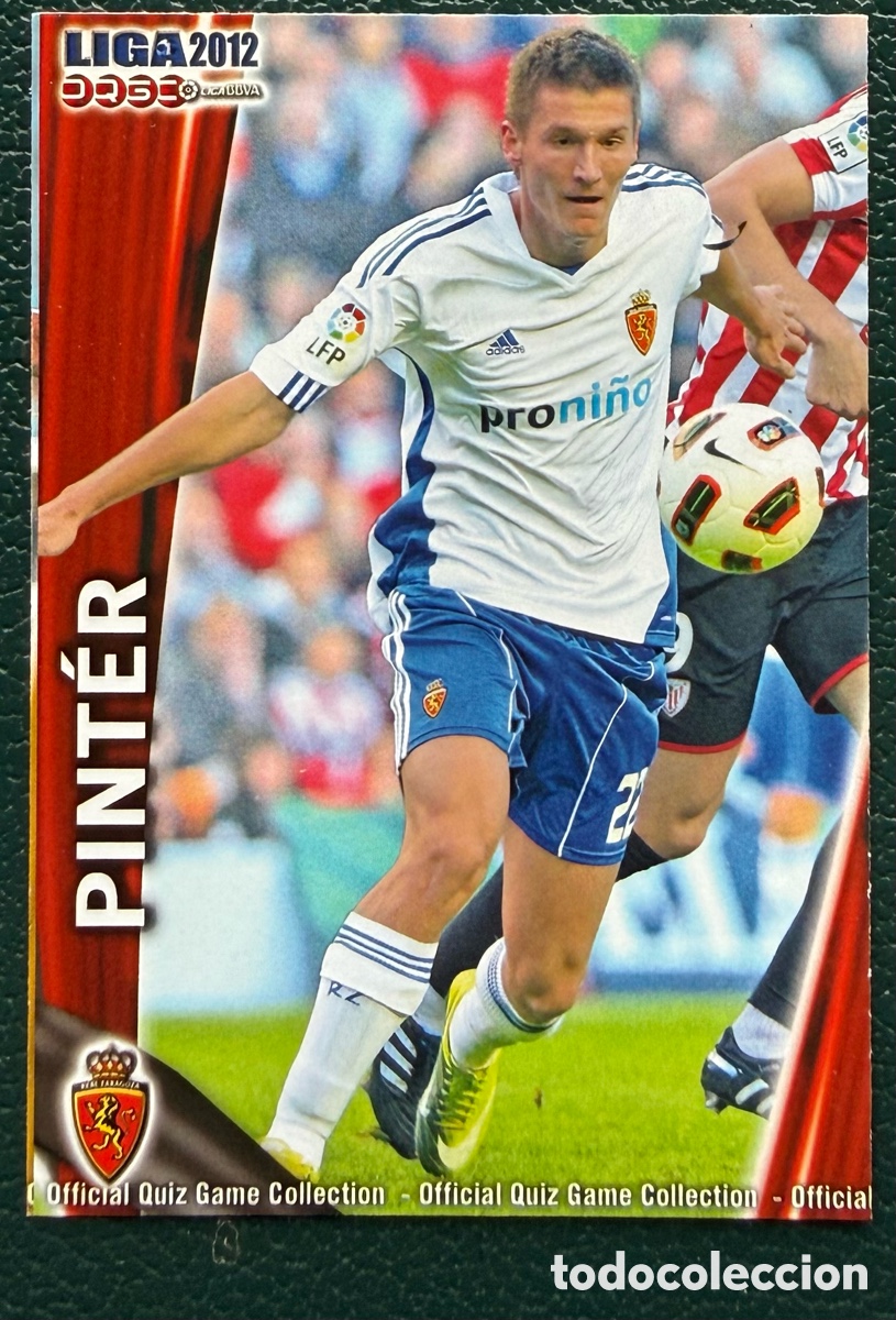 Football Stickers: 331 PINTER REAL ZARAGOZA FICHAS ALBUM MUNDICROMO 2011 2012 11 12