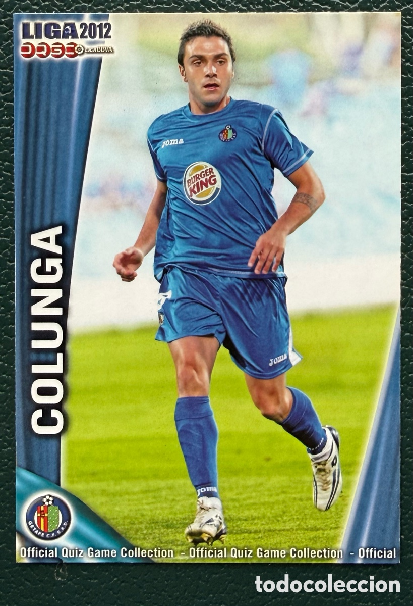 Cromos de Futebol: 426 COLUNGA GETAFE CF FICHAS ALBUM MUNDICROMO 2011 2012 11 12