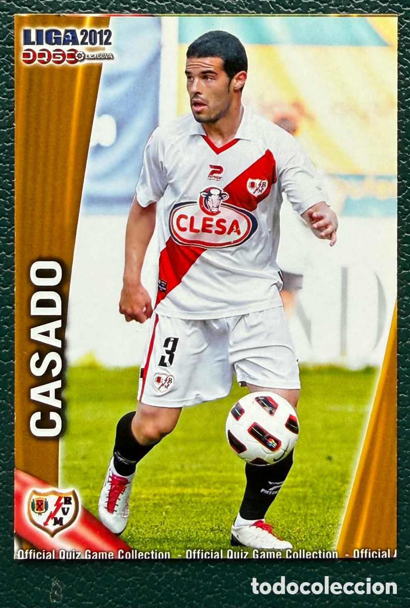 Cromos de F&uacute;tbol: 493 CASADO RAYO VALLECANO FICHAS ALBUM MUNDICROMO 2011 2012 11 12