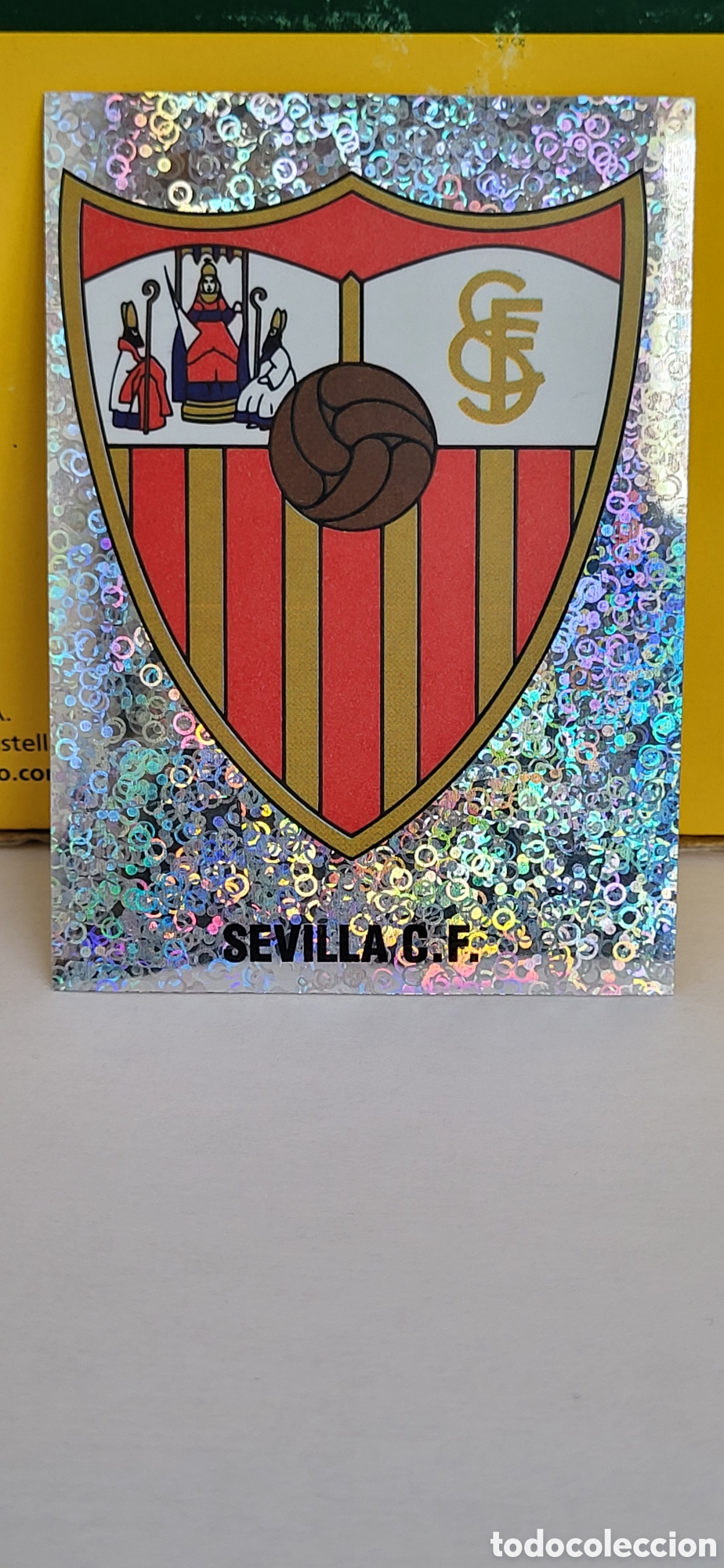 Cromos de F&uacute;tbol: ESCUDO SEVILLA LIGA 95 96 DE FUTBOL PROFESIONAL PANINI