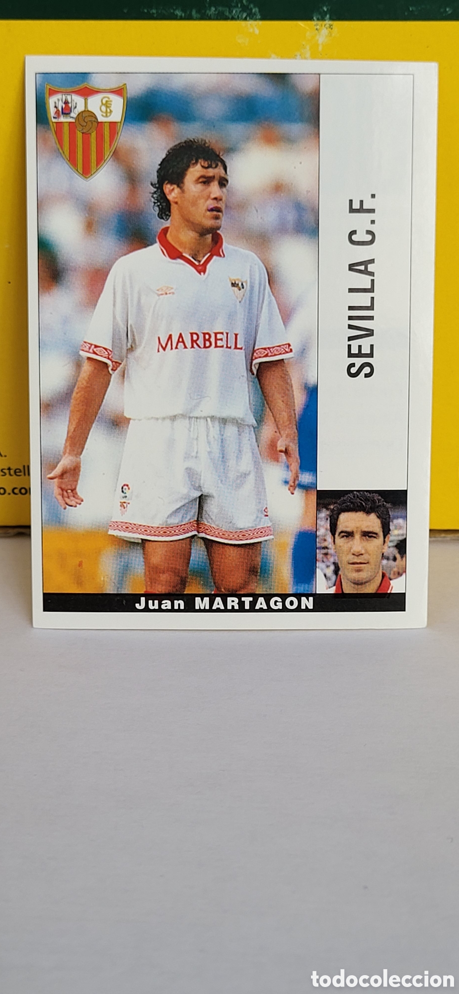 Cromos de F&uacute;tbol: JUAN MARTAGON SEVILLA LIGA 95 96 DE FUTBOL PROFESIONAL PANINI