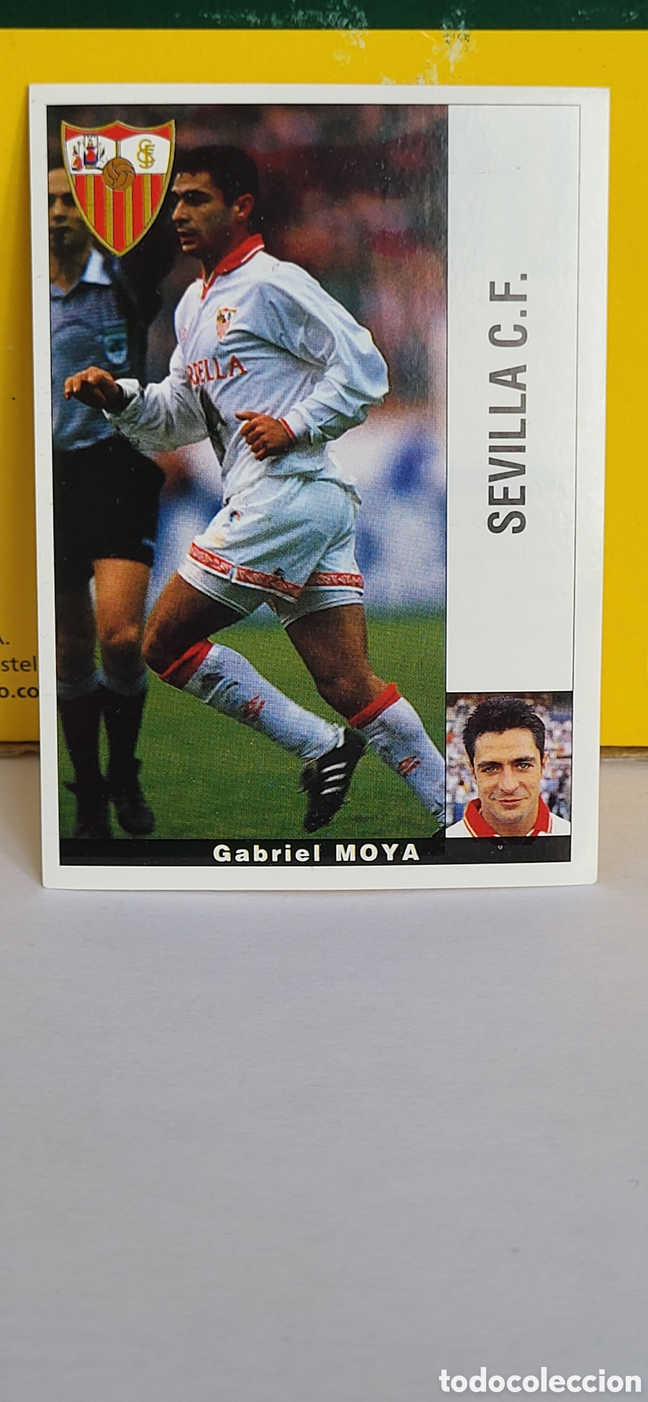 Cromos de F&uacute;tbol: GABRIEL MOYA SEVILLA LIGA 95 96 DE FUTBOL PROFESIONAL PANINI