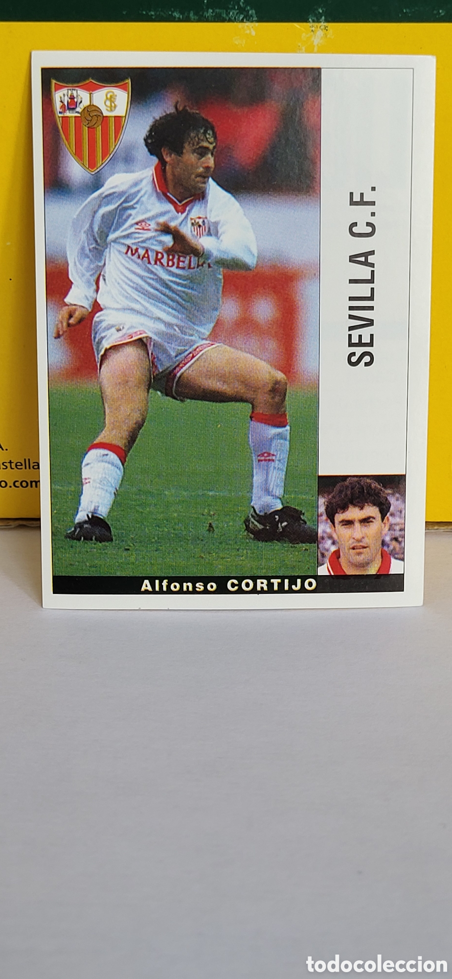 Cromos de F&uacute;tbol: ALFONSO CORTIJO SEVILLA LIGA 95 96 DE FUTBOL PROFESIONAL PANINI