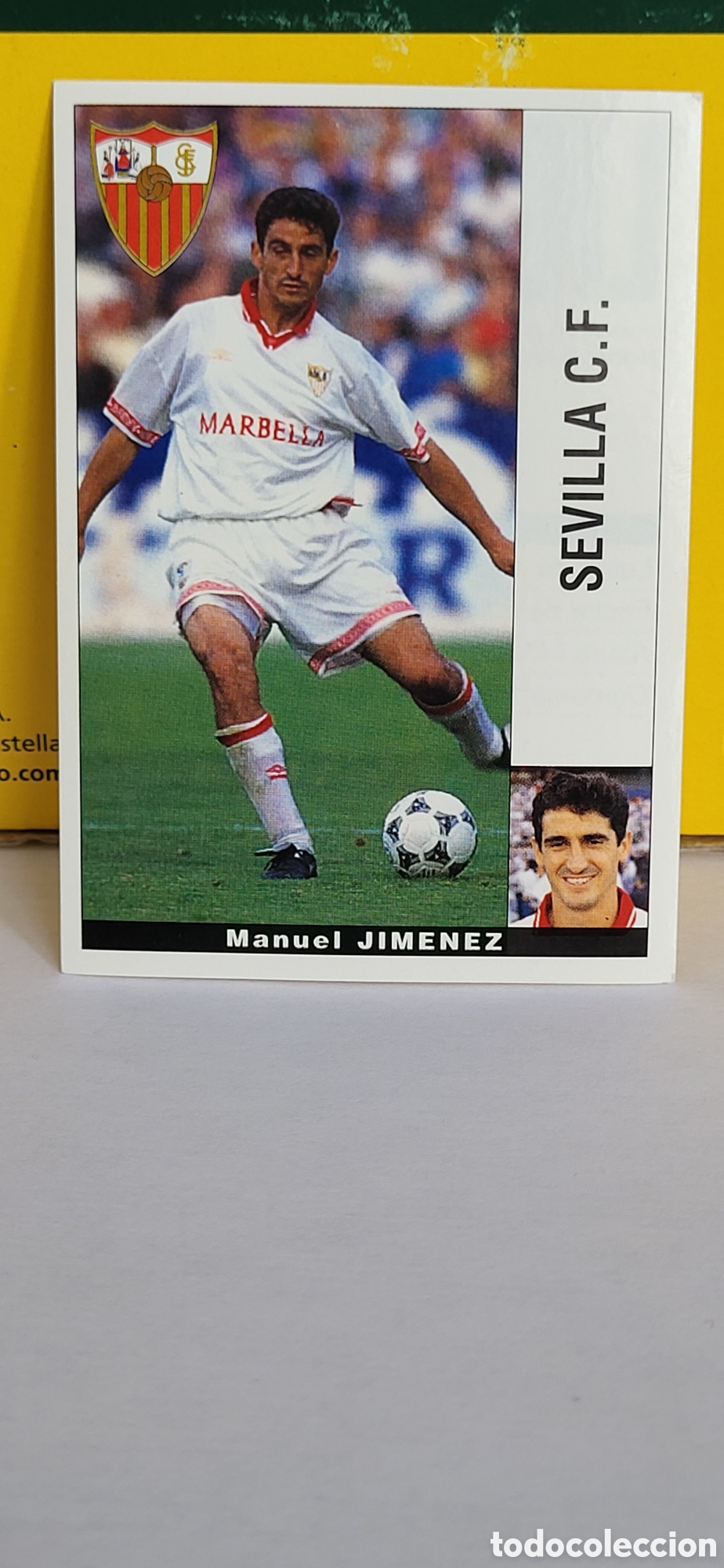 Cromos de Futebol: MANUEL JIMENEZ SEVILLA LIGA 95 96 DE FUTBOL PROFESIONAL PANINI