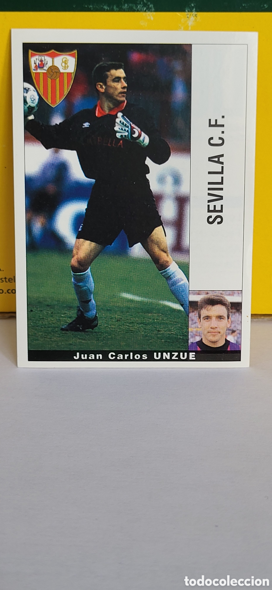 Football Stickers: JUAN CARLOS UNZUE SEVILLA LIGA 95 96 DE FUTBOL PROFESIONAL PANINI